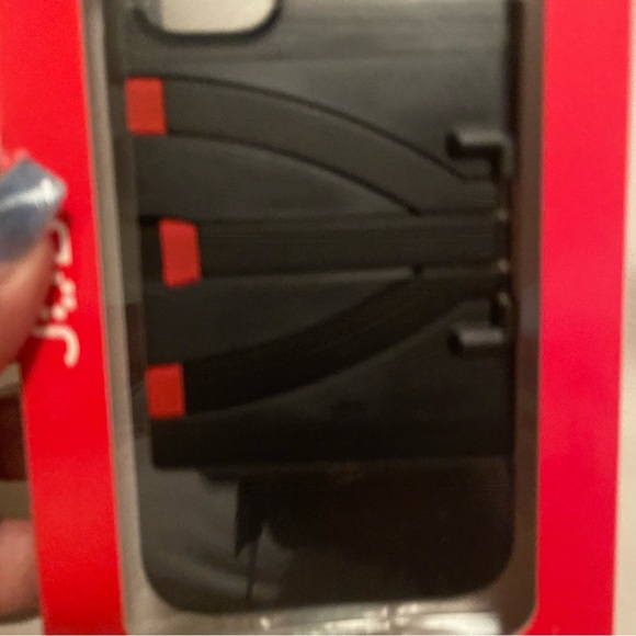 Sleek Black and Red Phone case Iohone 11 - Picture 2 of 5